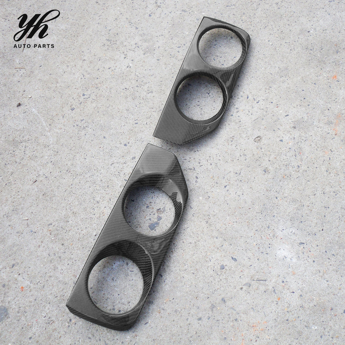 FRP OE Style Front Bumper Foglight Cover Trim Canard for Nissan Skyline R33 GTS GTR Spec2 Exterior Upgrades 2PCS