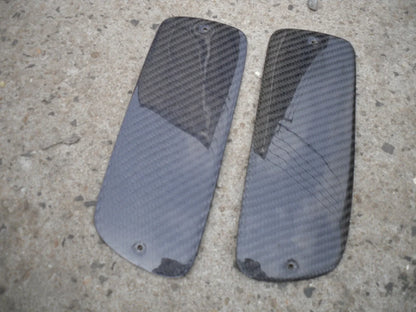 For  MK4 JZ80 TRD Style Rear Trunk Spoiler End  (pair) CF Carbon Fiber