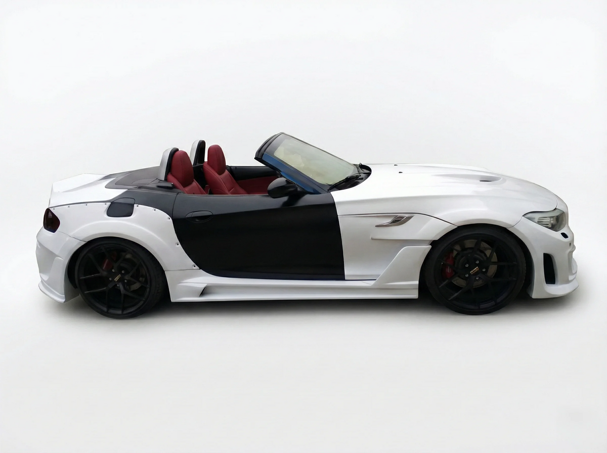 New Arrival Yuhang White Wide Body Kit for Z4 E89 Glass Fiber FRP Front/Rear Bumper Over Fenders Side Skirts 2009-2016