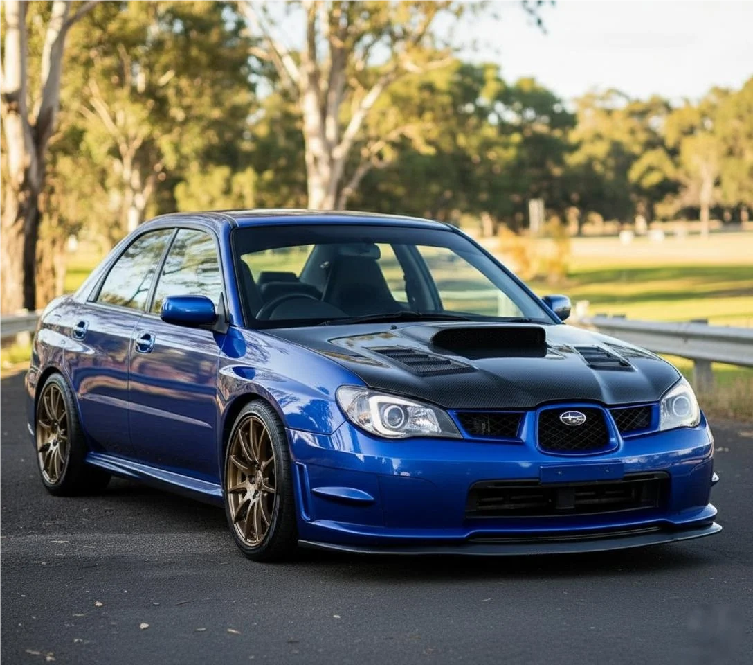 New YH Carbon Fiber OEM Bonnet Scoop for 06-07 GDC WRX 9