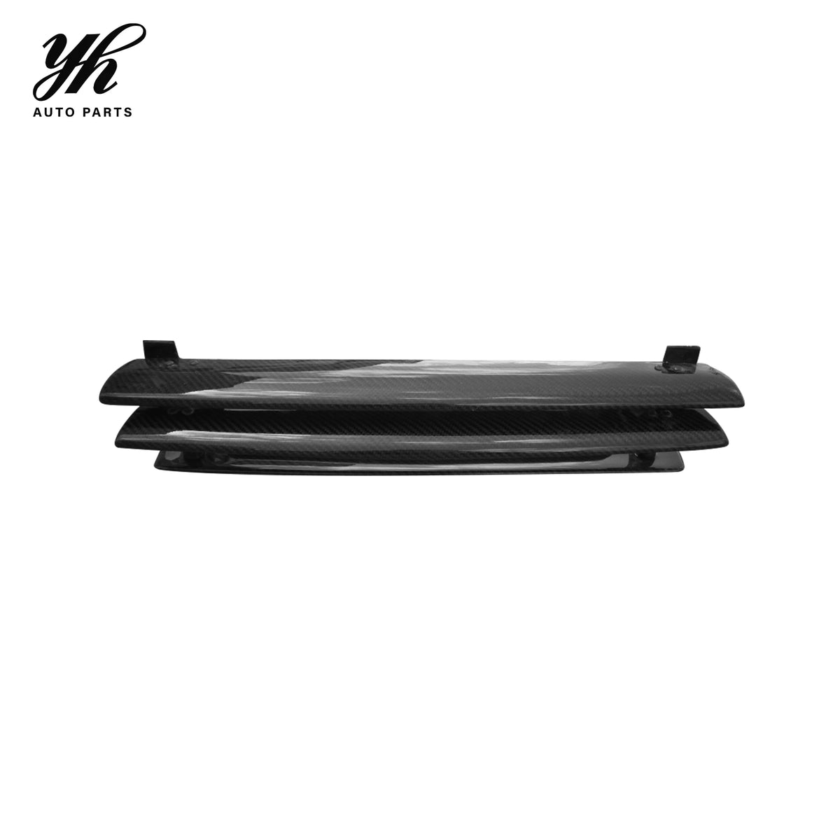 Glossy Carbon Fiber GTR Style Front Grille Radiator Mesh Vent for Nissan Skyline Silvia S13 PS13 1988-1993 Tuning
