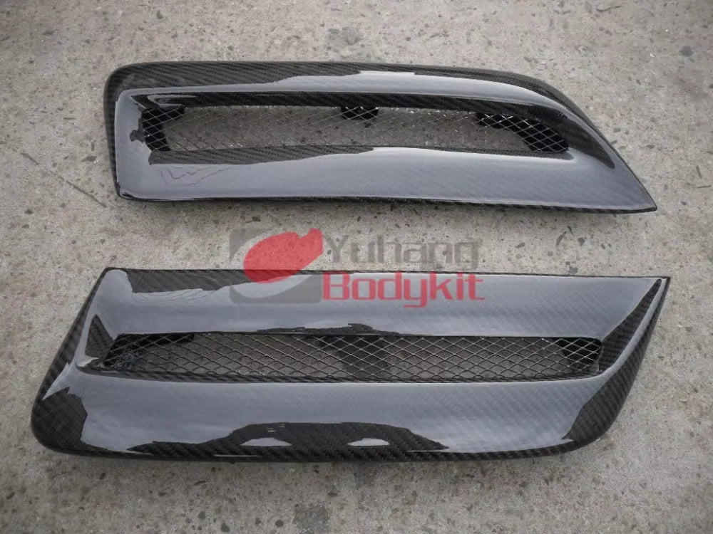 Chargespeed CF Carbon Fiber Bonnet Hood Scoop Vents 2008-2012 Lancer Evolution X EVO 10 CS Style Car Styling Body Parts