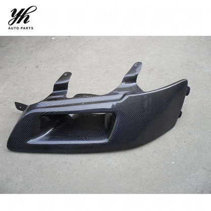 FOR 2001-2002  Evolution EVO 7-8-9 Carbon Fiber Headlight Air Intake Replacement LHS