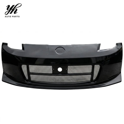 New Yuhang High Quality Z33 350Z Fairlady Nismo NI STYLE V1 Glass Fiber Front Bumper Black/White 100% Fitment Easy Installation