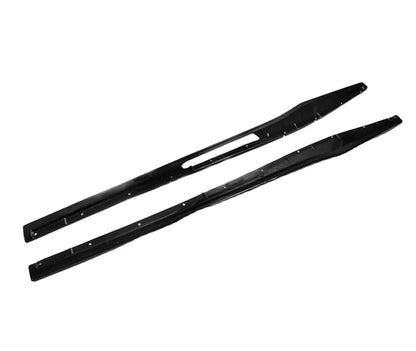 Carbon Fiber Side Skirt Extension Corner Addon Spat for  2004-2012 Gallardo LP550 LP560 LP570 Superleggera Style