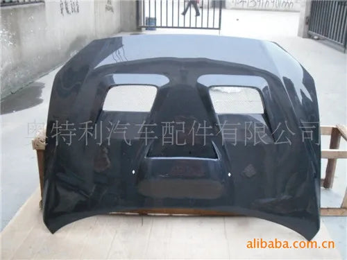 New EVO-10 OEM Carbon Fiber Front Hood-3K Twill Weave Black Lightweight