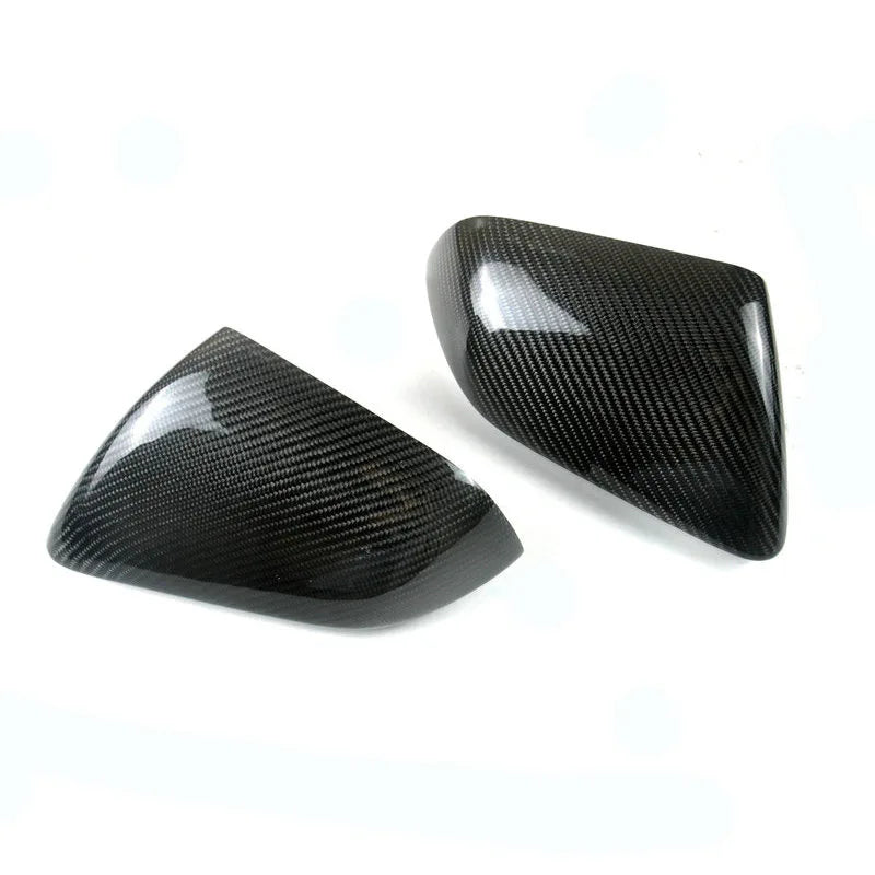 OLIVER Fitment Non-Light Modified Carbon Fiber Paste-on Rearview Mirror Shell Cover Sticker