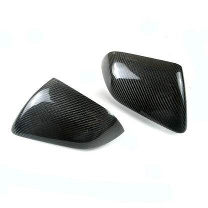 OLIVER Fitment Non-Light Modified Carbon Fiber Paste-on Rearview Mirror Shell Cover Sticker