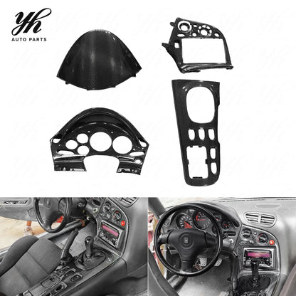 Factory Direct Sales Carbon Fiber Interior for RX7 FD3S LHD Body Parts 4pcs