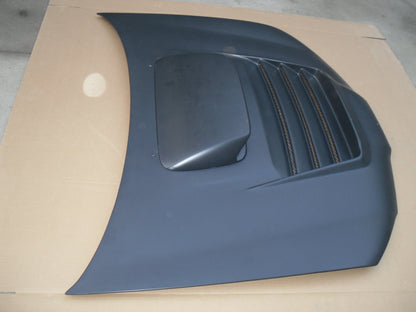 New Black Fiber Glass FRP Hood Bonnet for Impreza Hatchback GRB WRX 10th STI Style OEM