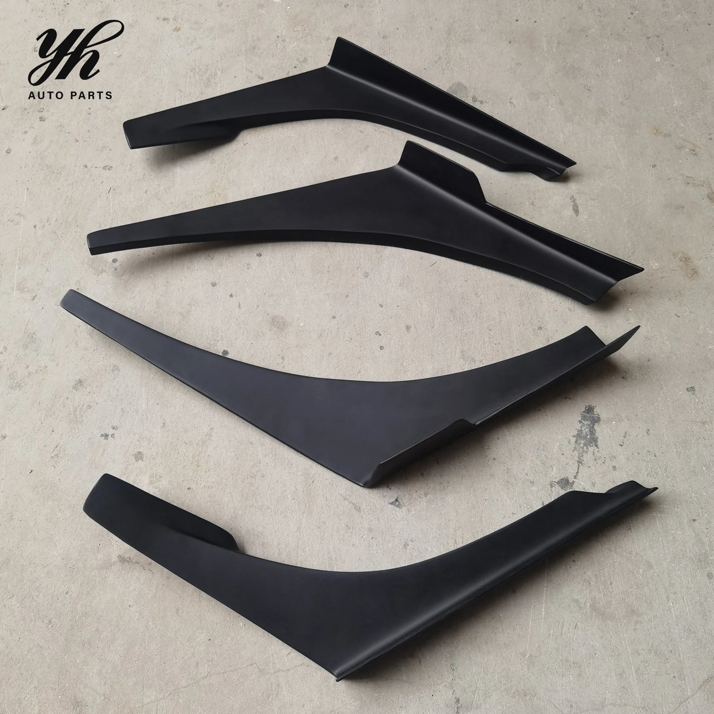 4pcs FRP Track Canards for Lancer Evolution 7-9 EVO Custom Performance Enhancement Model