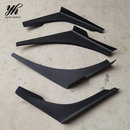 4pcs FRP Track Canards for Lancer Evolution 7-9 EVO Custom Performance Enhancement Model