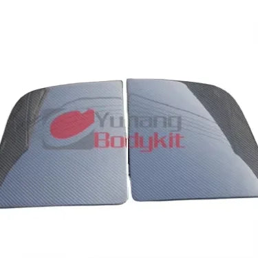 Black Carbon Fiber OEM High Gloss 3k Twill Weave Headlight Cover Replacement (Pair) for MR2 SW20 1990-1995-Yuhang Brand