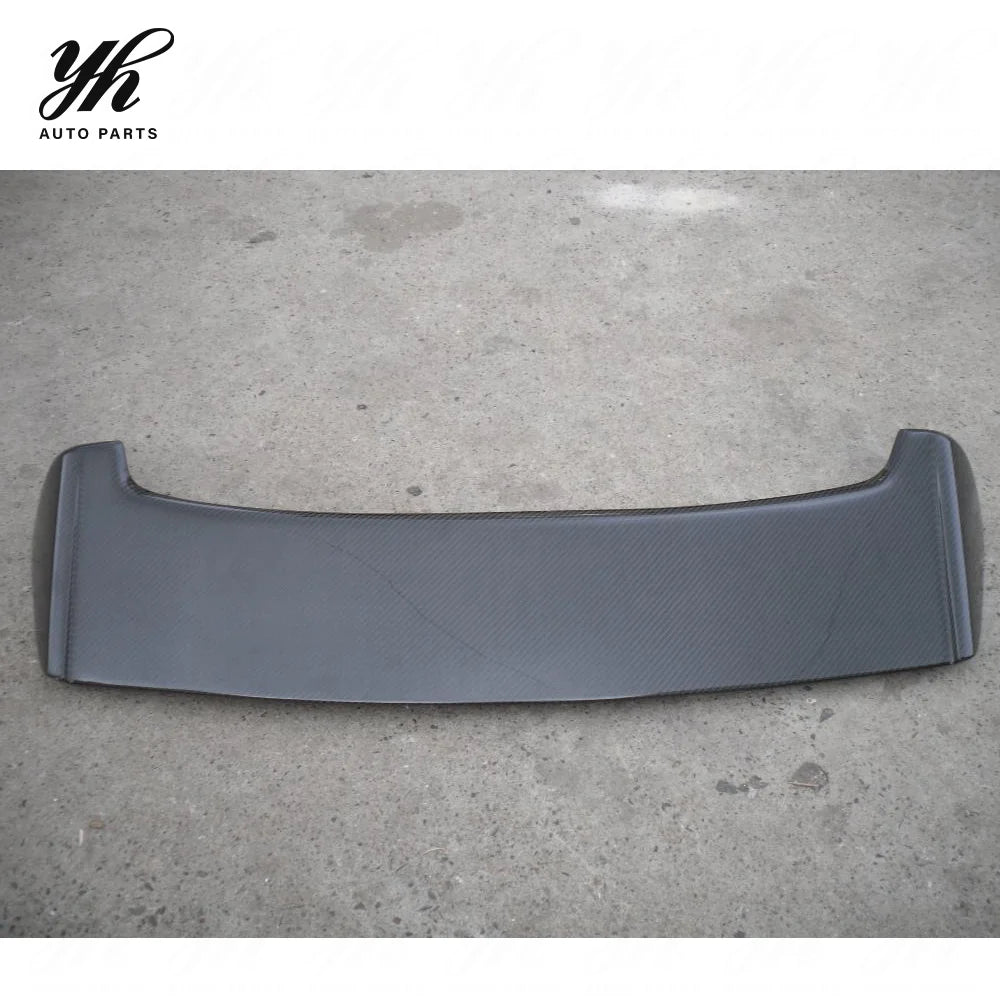 For VW Golf 6 GTI Single Carbon Fiber High Glossy Roof Spoiler Wing with Easy Installation