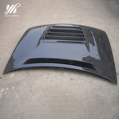For 200SX S15 Silvia Dmax Style High Gloss 3K Twill Weave Carbon Fiber Bonnet Hood with Original Fitment