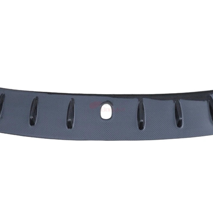 For 2008-2012 Lancer EVO 10 X Non-SSS Vortex Generator Roof Spoiler (Fit Antenna Base Size 5x6cm) Carbon Fiber