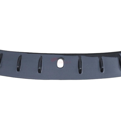For 2008-2012 Lancer EVO 10 X Non-SSS Vortex Generator Roof Spoiler (Fit Antenna Base Size 5x6cm) Carbon Fiber