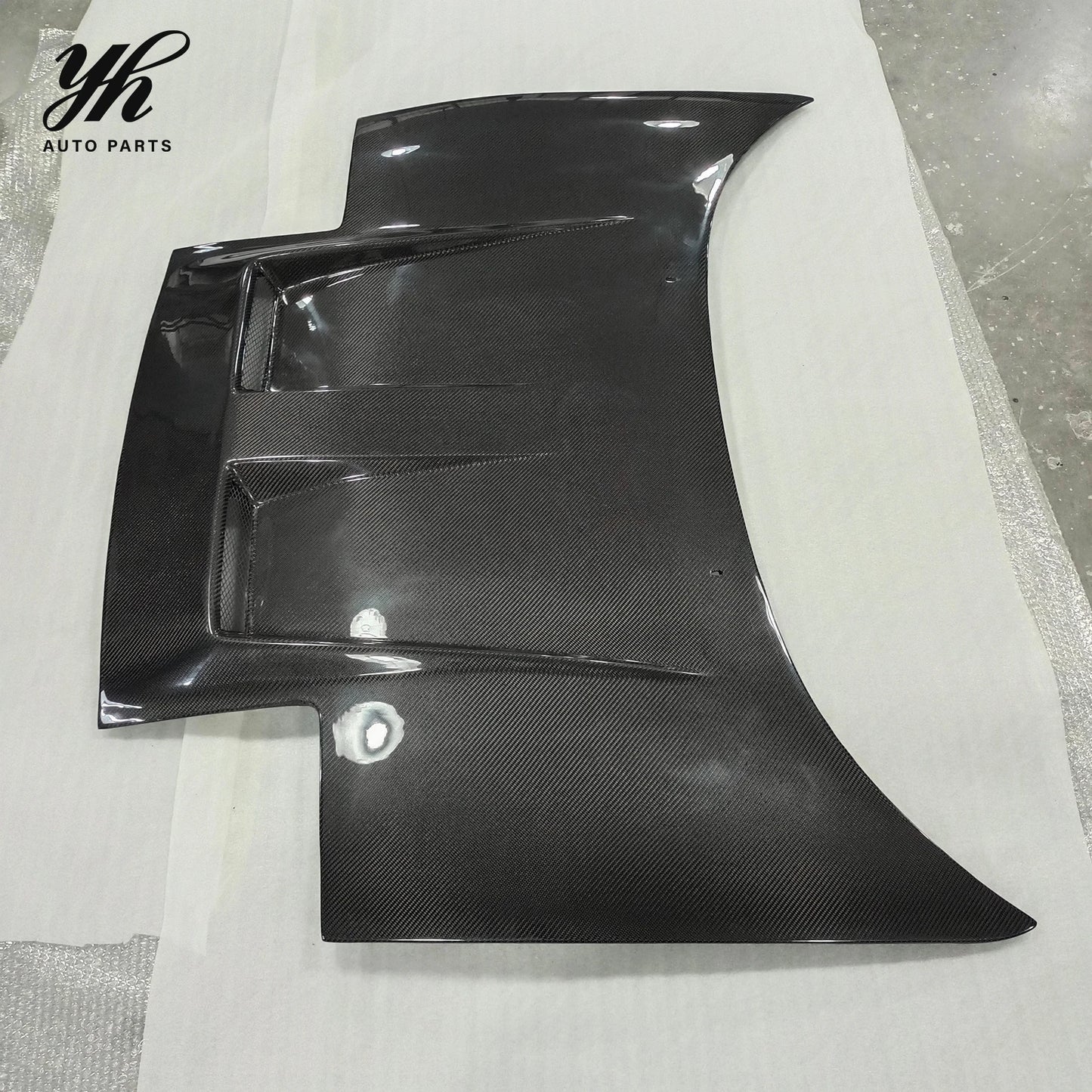 New YH Brand Black Carbon Fiber Hood Fit for CF 1990-1995 MR2 SW20 Border Style