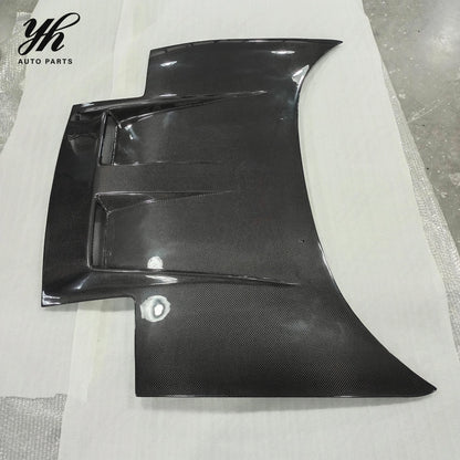 New YH Brand Black Carbon Fiber Hood Fit for CF 1990-1995 MR2 SW20 Border Style