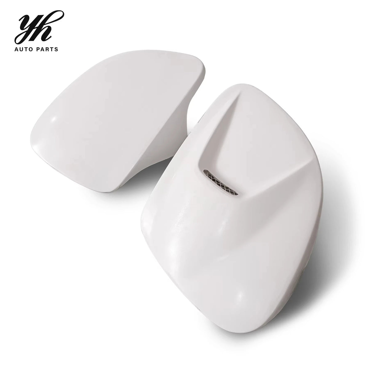 Fiberglass Front Headlamp Lid Cover with NACA Intake Duct FRP for Mazda RX7 FD3S Race Performance Upgrades 2PCS