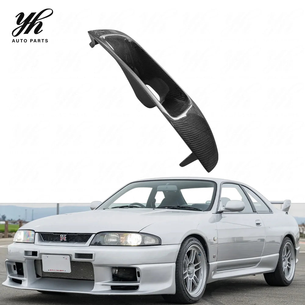 Headlight Cover Skyline R33 Carbon Fiber Headlight Air Intake Vents (LHS) CF