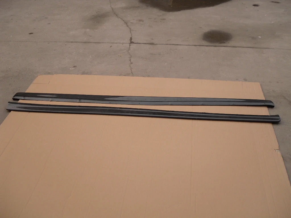 For Evolution EVO 7 8 9 DAMD Side Skirt EXTENSION (Pair) CF Carbon Fiber
