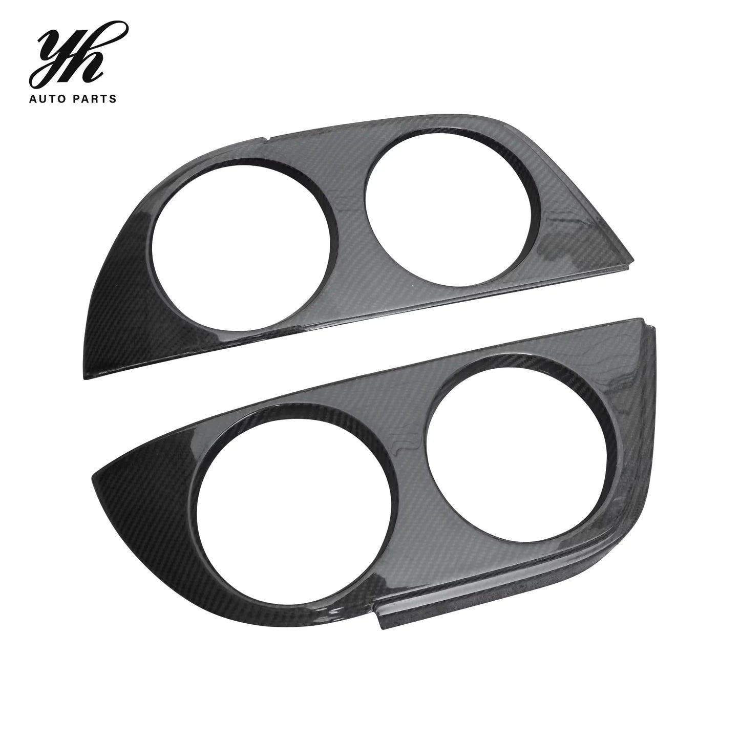 For Skyline R33 GTR GTS Rear Lamp Light Cover (pair) CF Carbon Fiber