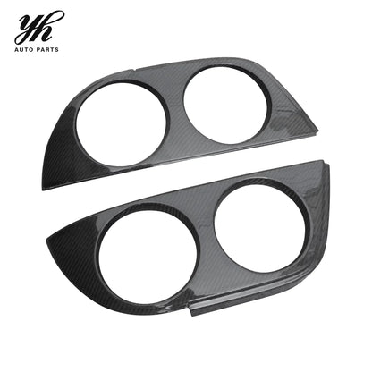 For Skyline R33 GTR GTS Rear Lamp Light Cover (pair) CF Carbon Fiber