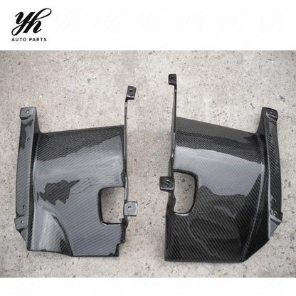 YH Lancer Evolution EVO X 10 Exhaust Heatshield CF Carbon Fiber-Black 100% Fitment Easy Installation High Quality 24/7 Support