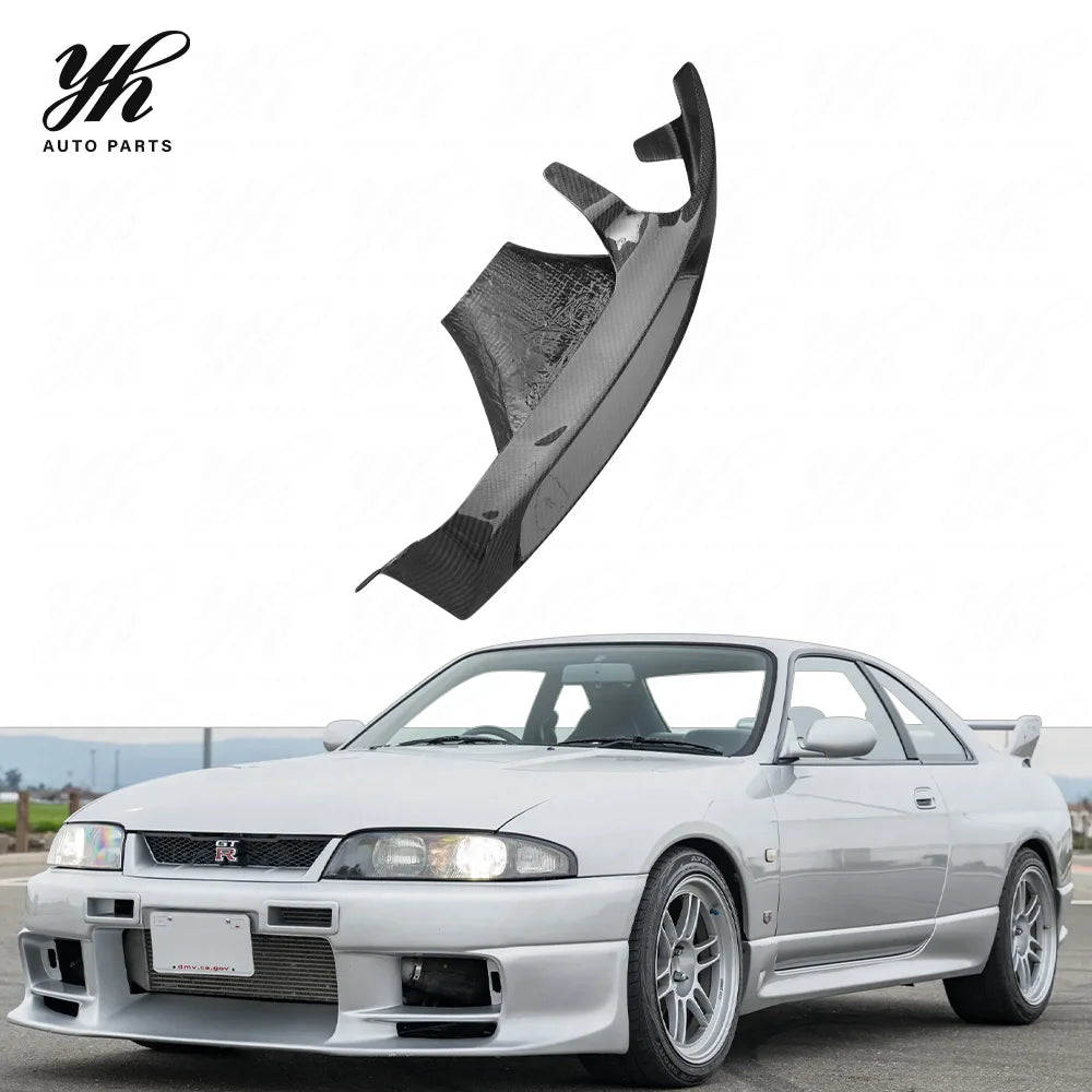 Headlight Cover Skyline R33 Carbon Fiber Headlight Air Intake Vents (LHS) CF