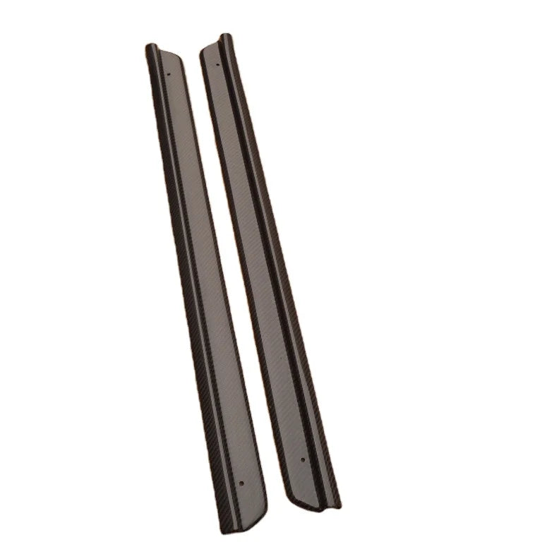 For 1995-1998 Skyline R33 GTR GTS Door Sill Interior Cover Trim 2Pcs Carbon Fiber CF