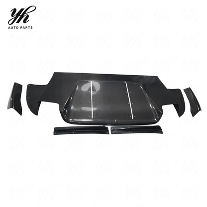 Yuhang EVO 9 Carbon Fiber Rear Diffuser for Mitsubishi Lancer 1985-1989 High Quality 100% Fitment Easy Installation