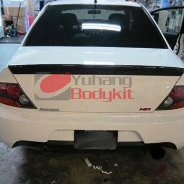 YH Car Bodykit Type-1Rear Trunk Spoiler Wing Duckbill 1985-1989 Lancer Evolution EVO 7 8 9 Black New Original Spoiler Needs