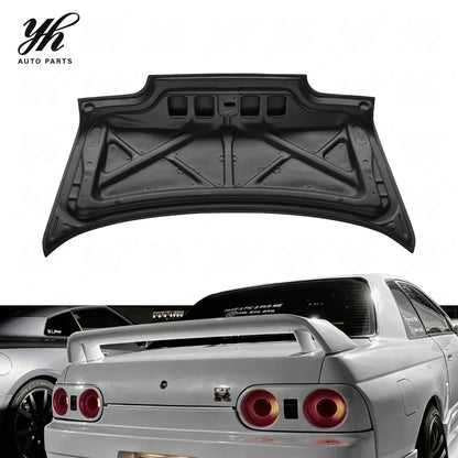 Bodykit Carbon Fiber OEM Style Rear Trunk Bootlid with Lock Hole Black High Glossy for CF 1989-1993 Skyline R32 GTS GTR
