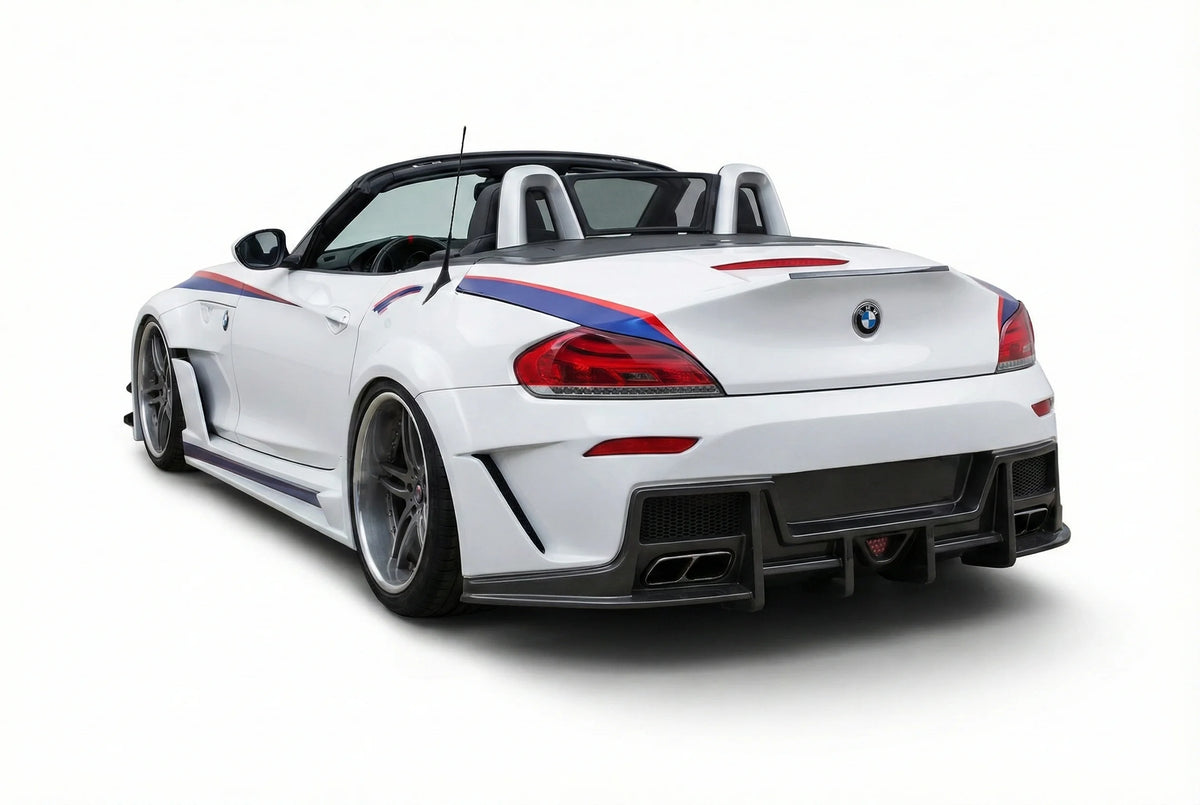 New Arrival Yuhang White Wide Body Kit for Z4 E89 Glass Fiber FRP Front/Rear Bumper Over Fenders Side Skirts 2009-2016