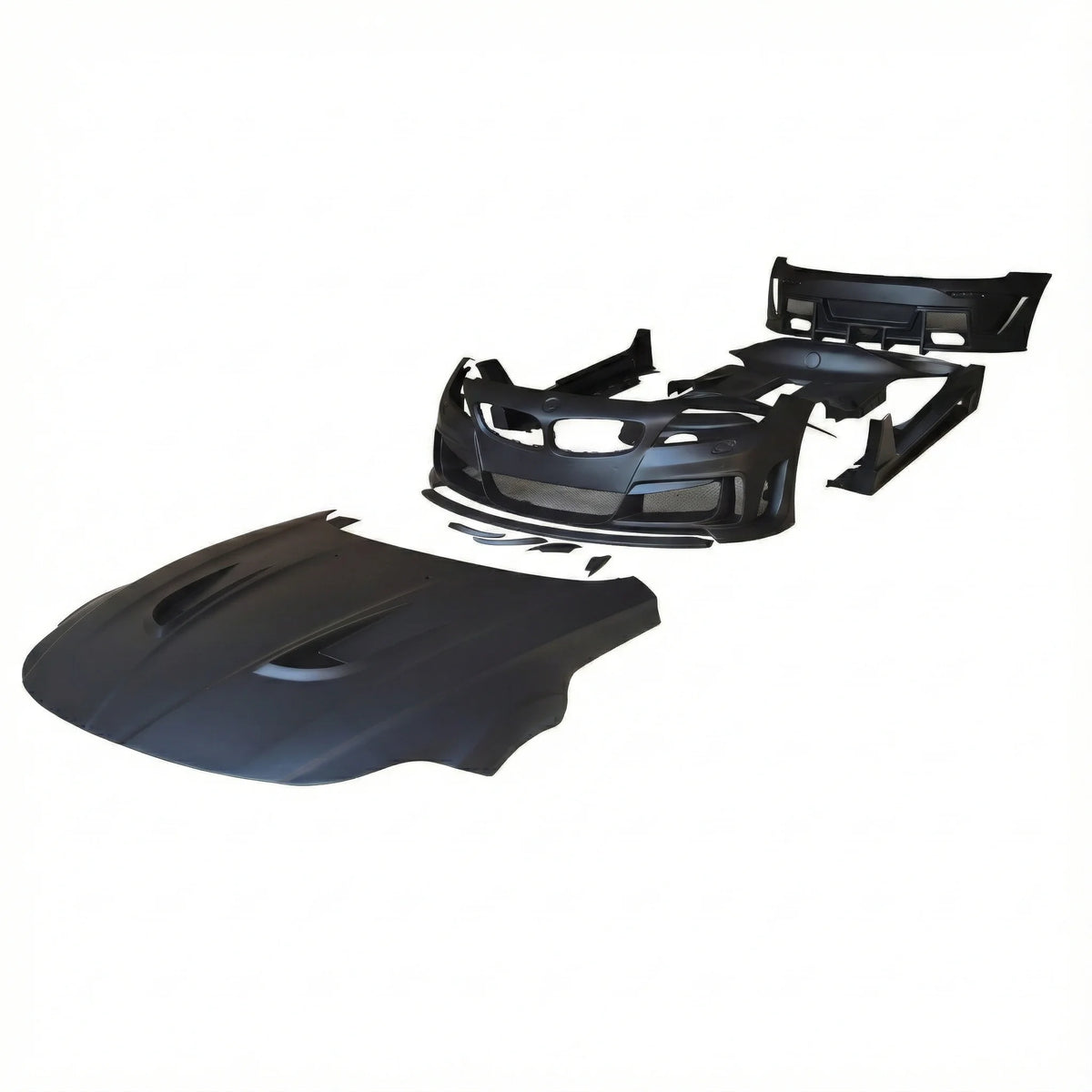 New Arrival Yuhang White Wide Body Kit for Z4 E89 Glass Fiber FRP Front/Rear Bumper Over Fenders Side Skirts 2009-2016