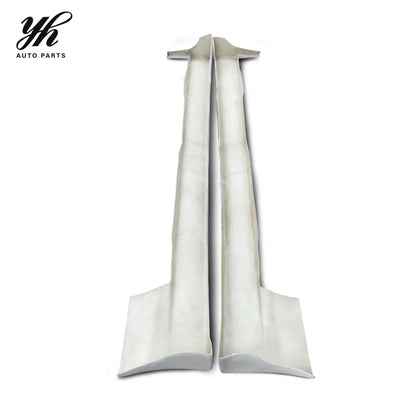White Fiber Glass FRP Anti-Collision Strip Side Skirts for Nissan Skyline R33 BN-Sports 1998-1999