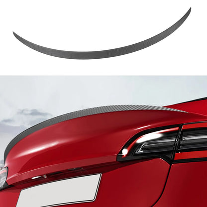 OEM Performance Spoiler Tesla Model 3/Y Rear Spoiler Wing Rear Trunk Lip Matte Carbon Fiber Glossy Coating Gen 2