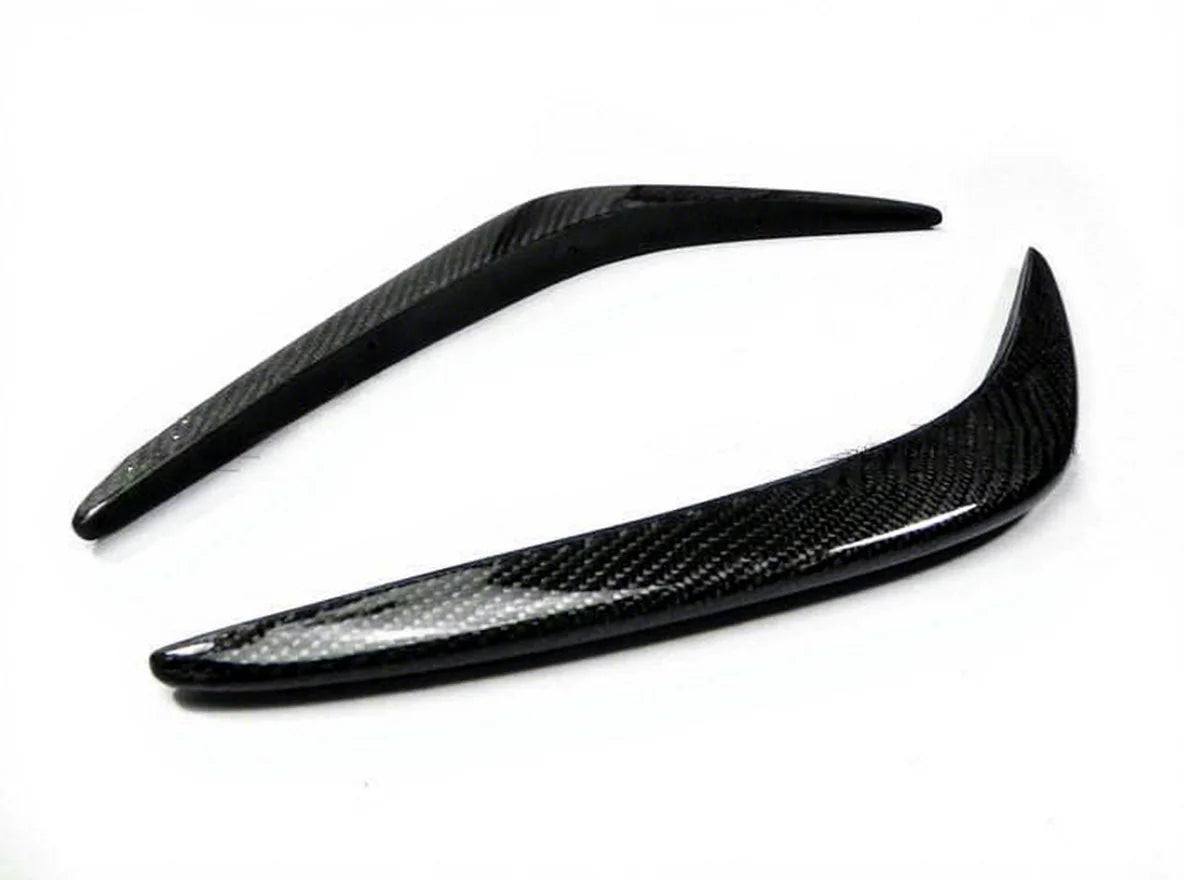 Yuhang Auto Select Style Carbon Fiber Front Bumper Canards Splitter Flaps for 2009-2011 Nissan Skyline GT-R R35 One Pair