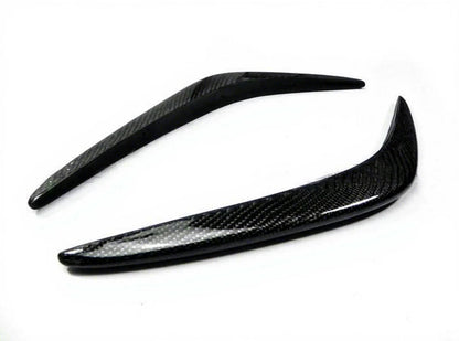 Yuhang Auto Select Style Carbon Fiber Front Bumper Canards Splitter Flaps for 2009-2011 Nissan Skyline GT-R R35 One Pair