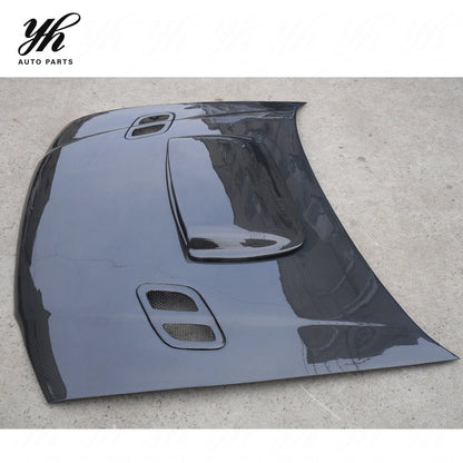 CF Bonnet Hood with Vents for Carbon Fiber 1998-2000 Impreza WRX 6th GC8 STI