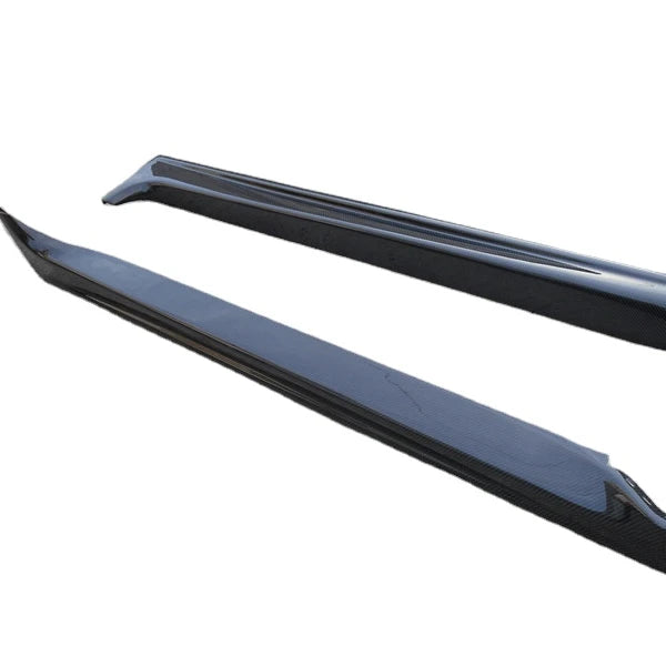 For  EVO 10 Sexy Style Carbon Fiber Side Skirt CF