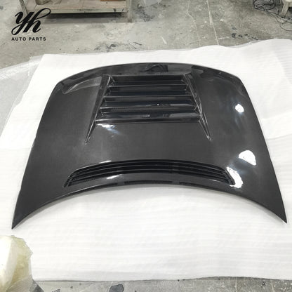 New R33 GTS Spec 1 Ni Carbon Fiber Hood Bonnet with High Glossy Finish and True 3K Twill Weave