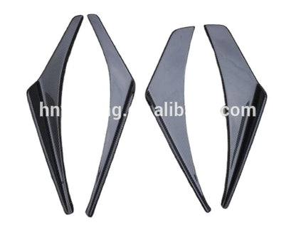 Carbon Fiber OEM Front Bumper 4pcs Splitter Front Bumper Canardsfor Evolution Evo 7 CF