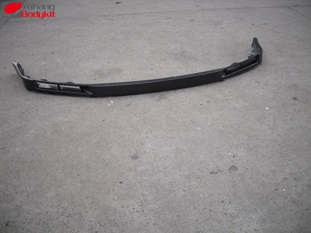 Nis Style 3K Twill Carbon Fiber Front Lip Spoiler Splitter Bumper Apron for Nissan Skyline GT-R GTR R34 BNR34 Tuning