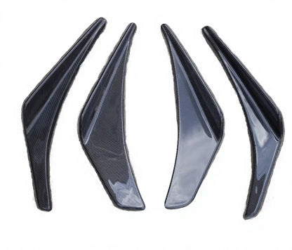 Glass Fiber OEM Front Bumper 4pcs Splitter Canard for Evolution Evo 7 FRP