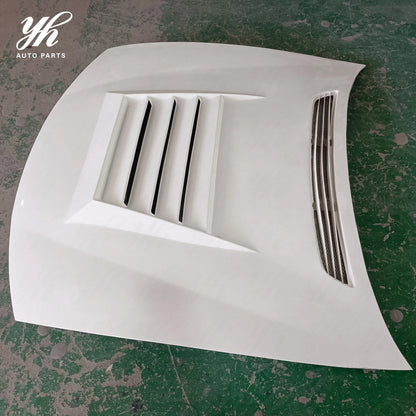 FRP D-Max Style Vented Engine Hood Fiberglass Bonnet for Nissan Silvia S14A S14 Kouki 1997-1998 Tuning Parts