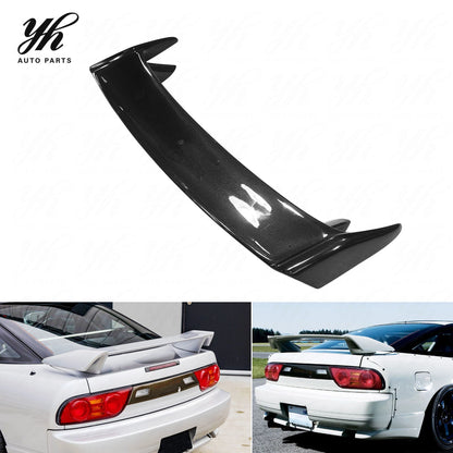 Customizable Single Deck FRP Carbon Fiber Rear Spoiler for S13 240SX 200SX Kouki