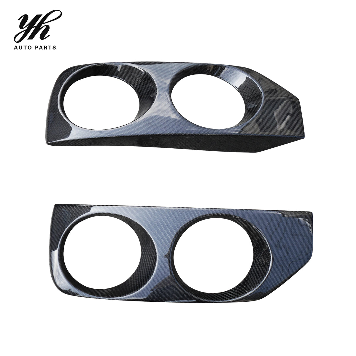 FRP OE Style Front Bumper Foglight Cover Trim Canard for Nissan Skyline R33 GTS GTR Spec2 Exterior Upgrades 2PCS
