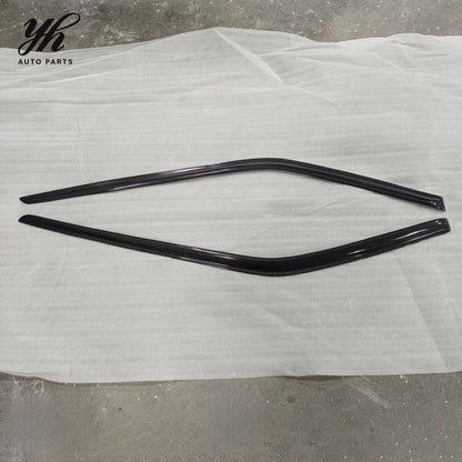 Carbon Fiber CF Wind Window Rain Deflector Visor Fit for 1989-1994 Skyline R32 GTS GTR